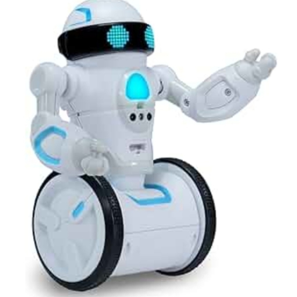 👑Smart Interactive White and Blue Robot Toy